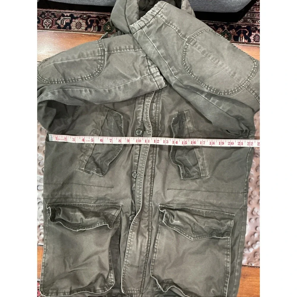 Converse Military Field Jacket, Army Green, Men's Small, Farm Chore Coat, Lined - Picture 16 of 16